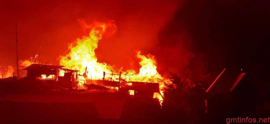 incendie au quartier Kadutu à Bukavu