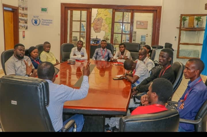 PAM, Claude Kalinga en réunion avec les journalistes à Kalemie